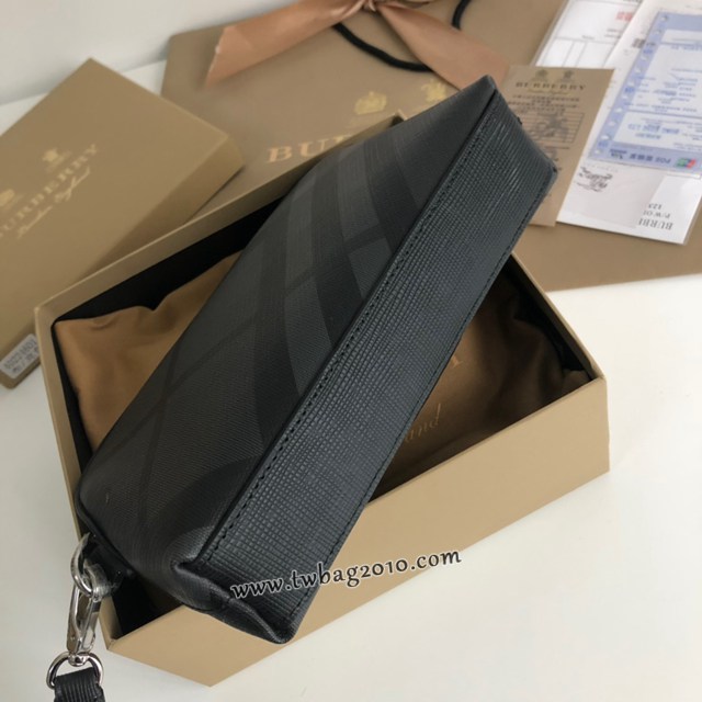 Burberry專門店新款男士手拿包 巴寶莉經典格紋收納袋手拿包 yxb1232